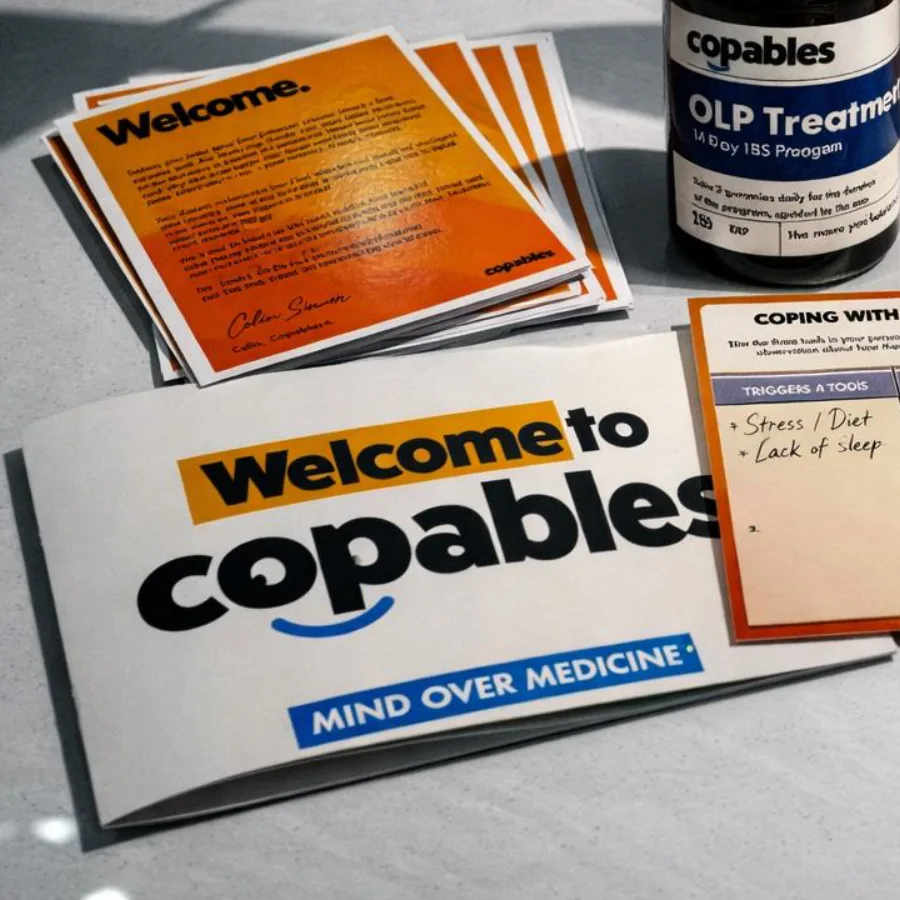Copables welcome guide and ritual cards — the analog layer of the protocol